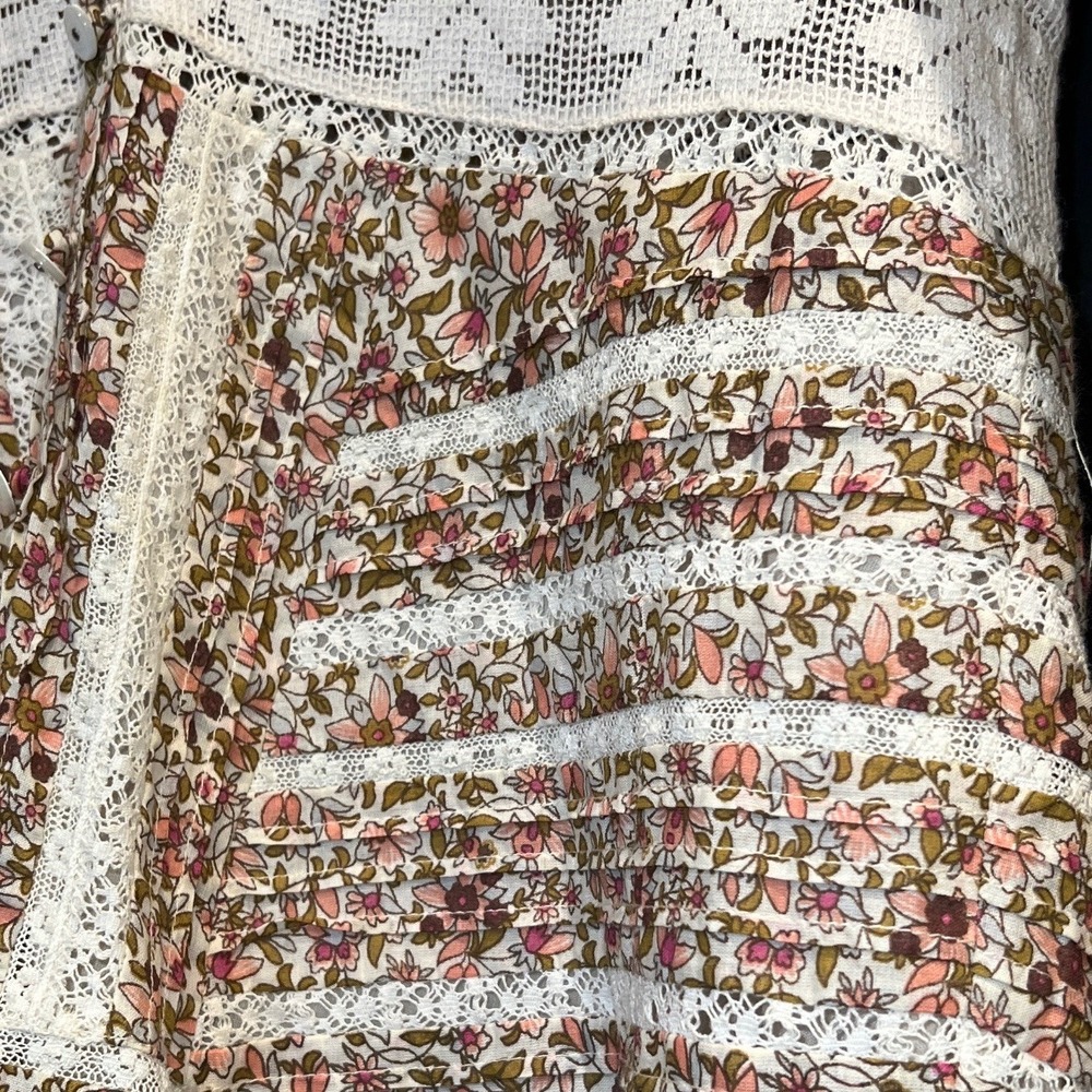 Veronica Beard Addilyn‎ Floral Lace Prairie Boho mini Dress Sz 8 Read EUC - Picture 5 of 16